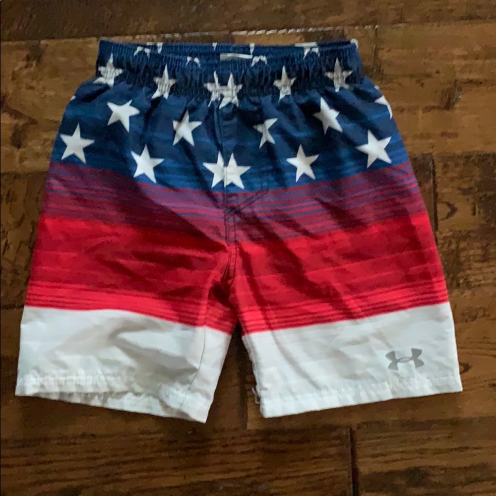 Under armour boys swim trunks